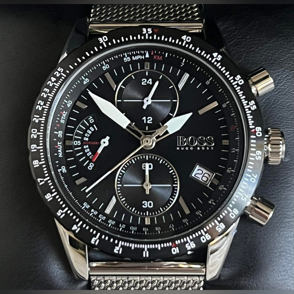 HB1513886 - Hugo Boss Men’s Pilot Edition Chronograph Watch